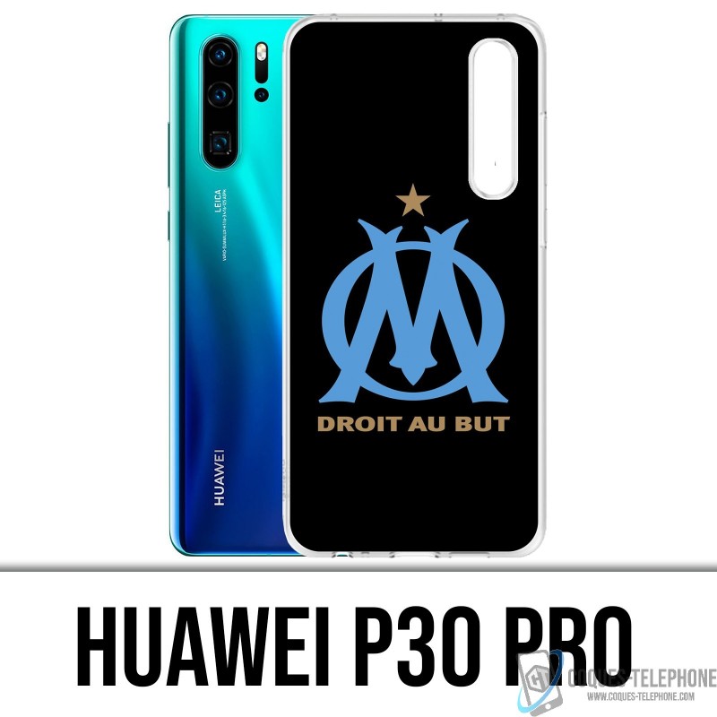 Huawei P30 PRO Case - Om Marseille Logo Schwarz