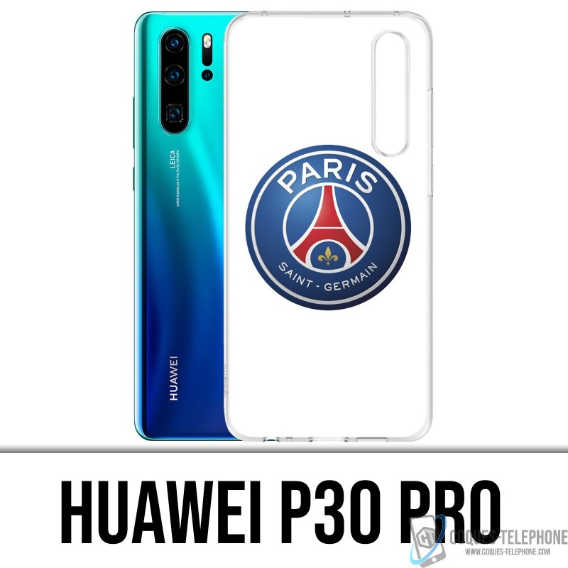 Coque Huawei P30 PRO - Logo Psg Fond Blanc