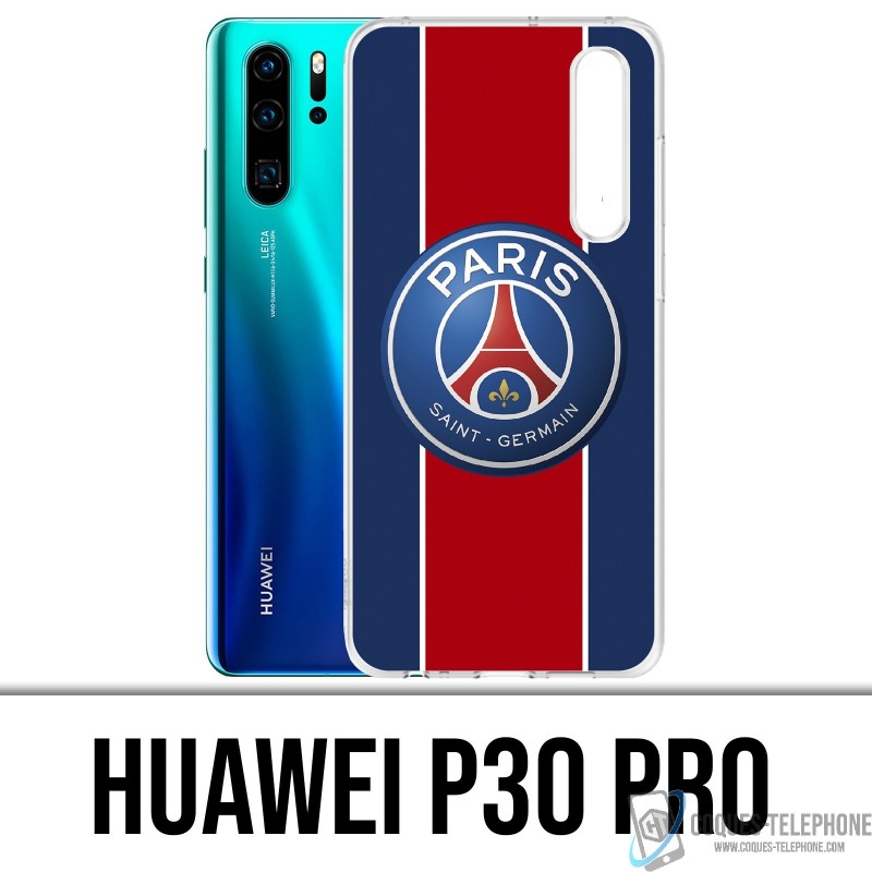 Coque Huawei P30 PRO - Logo Psg New Bande Rouge