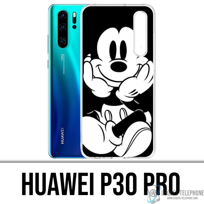 Funda Huawei P30 PRO - Mickey Black And White