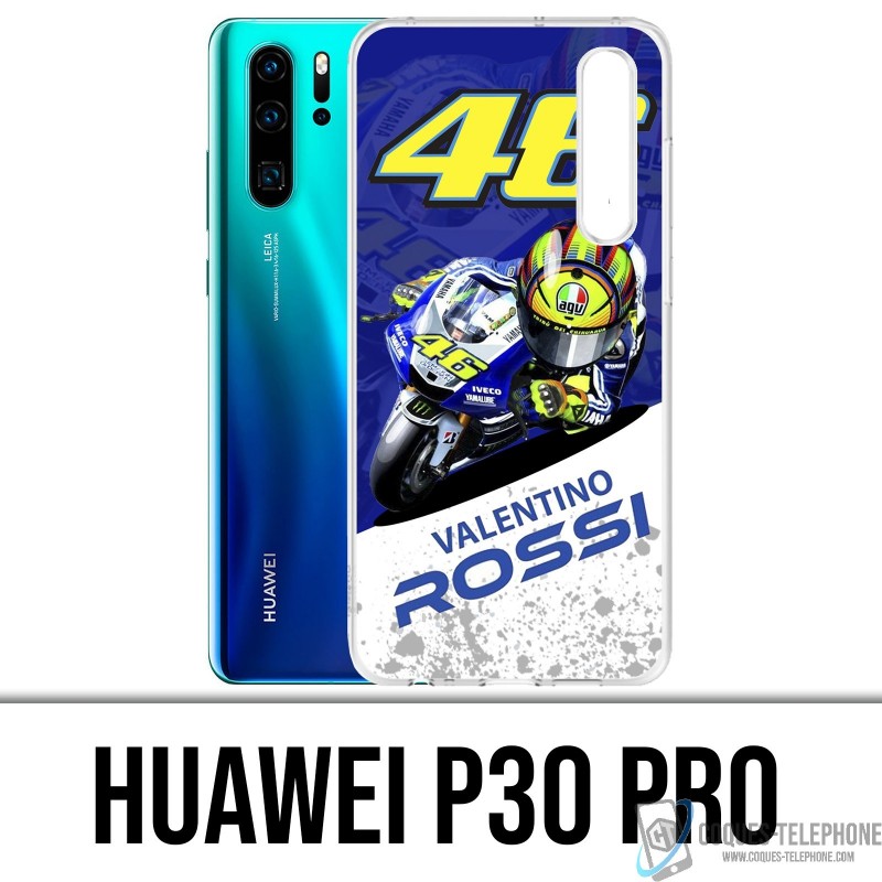 Huawei P30 PRO Case - Motogp-Rossi-Karikatur