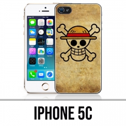 Custodia per iPhone 5C - One Piece Logo vintage
