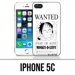 Coque iPhone 5C - One Piece Wanted Luffy