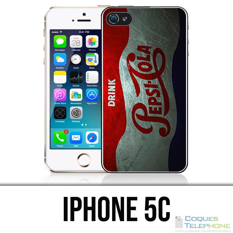 Custodia per iPhone 5C - Pepsi vintage