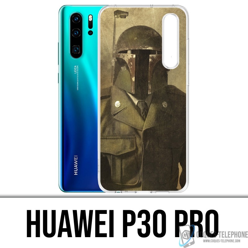 Coque Huawei P30 PRO - Star Wars Vintage Boba Fett