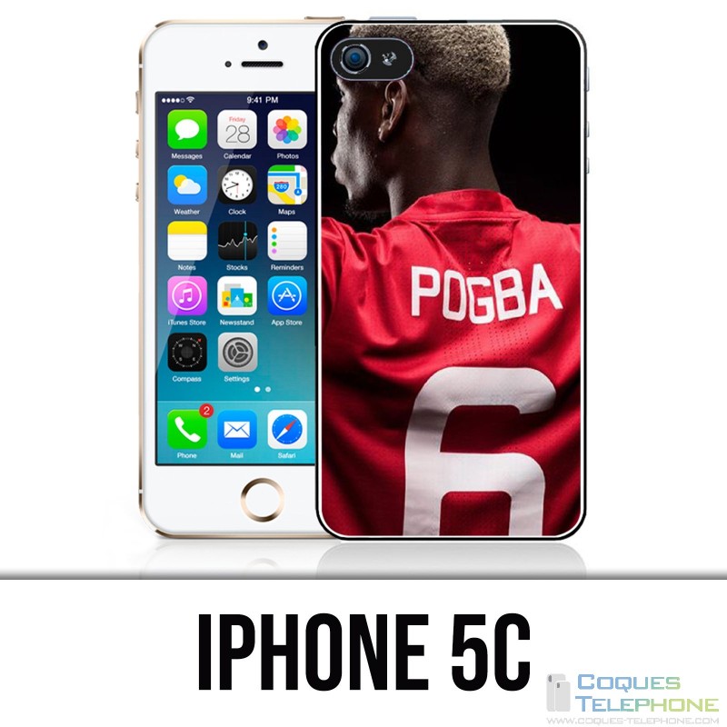 Coque iPhone 5C - Pogba Manchester