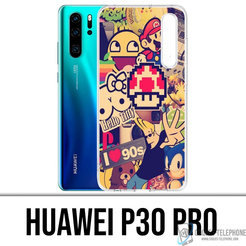 Coque Huawei P30 PRO - Stickers Vintage 90S