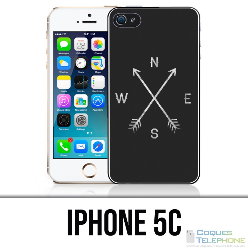 Coque iPhone 5C - Points Cardinaux