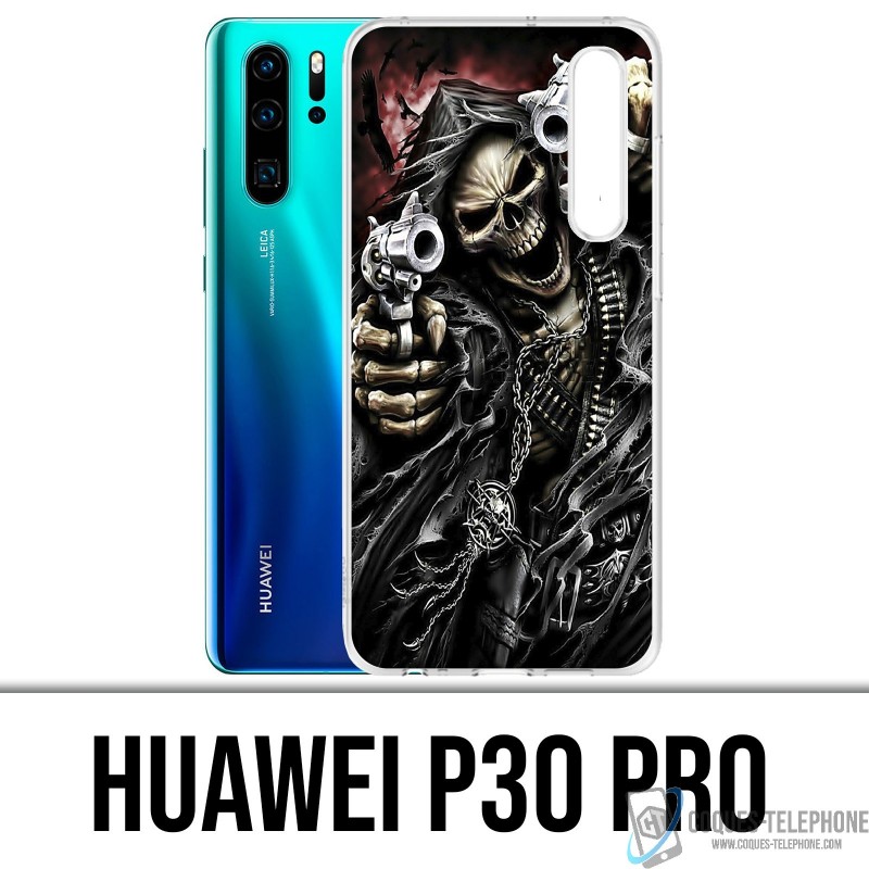 Coque Huawei P30 PRO - Tete Mort Pistolet