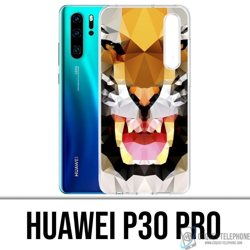 Huawei P30 PRO Custodia - Geometric Tiger