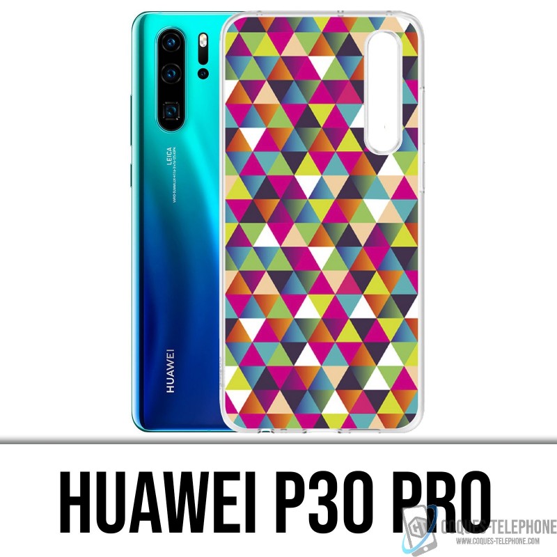 Funda Huawei P30 PRO - Triángulo multicolor