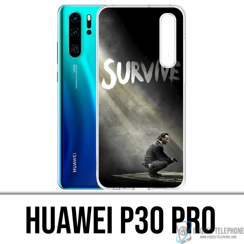 Huawei P30 PRO Custodia - Walking Dead Survive