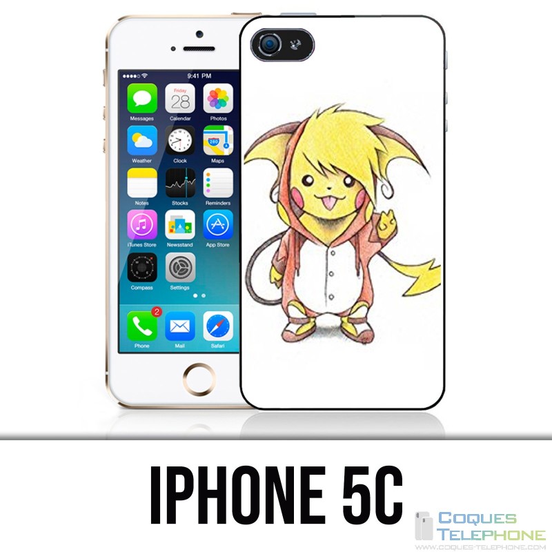 Coque iPhone 5C - Pokémon bébé Raichu