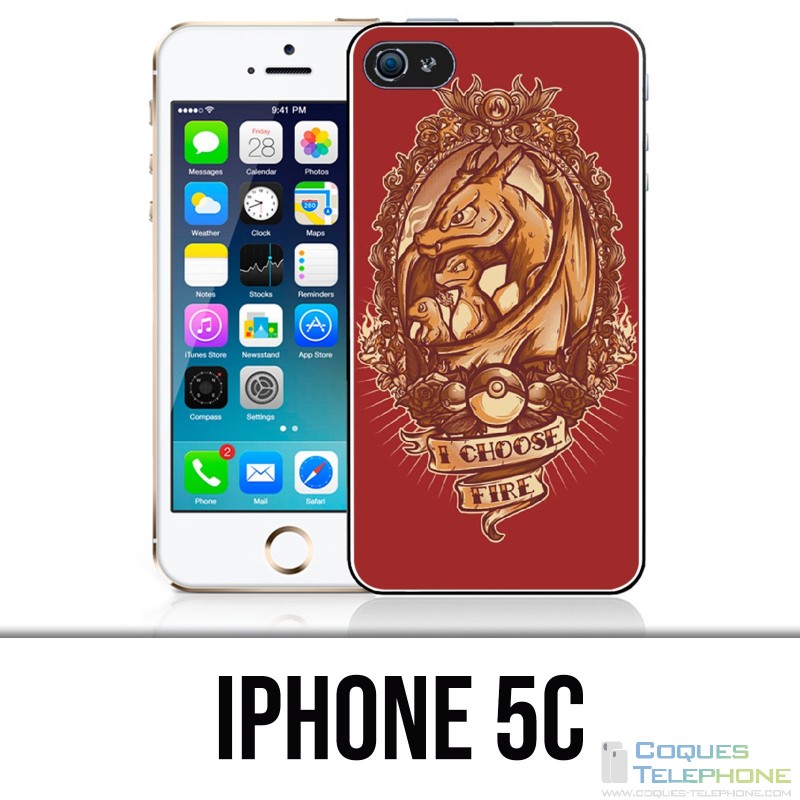 Custodia per iPhone 5C: Pokémon Fire