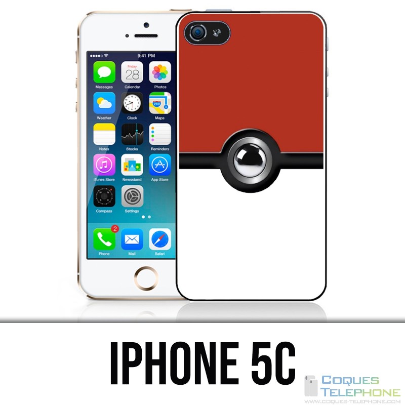 Coque iPhone 5C - Pokémon Pokeball