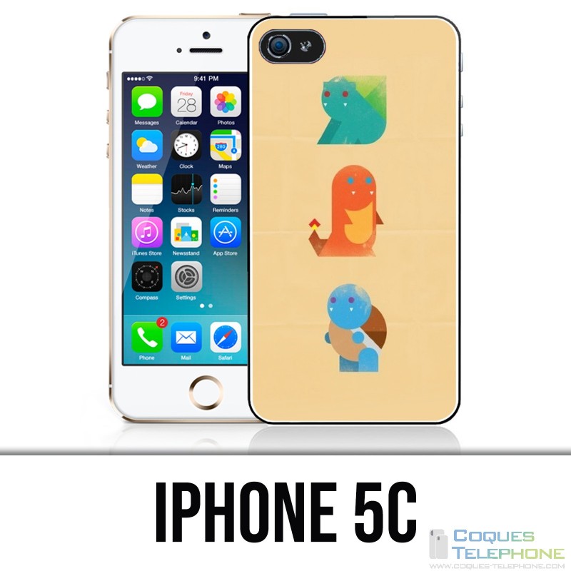 Coque iPhone 5C - Pokémon Abstrait