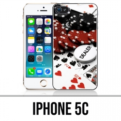 Coque iPhone 5C - Poker Dealer