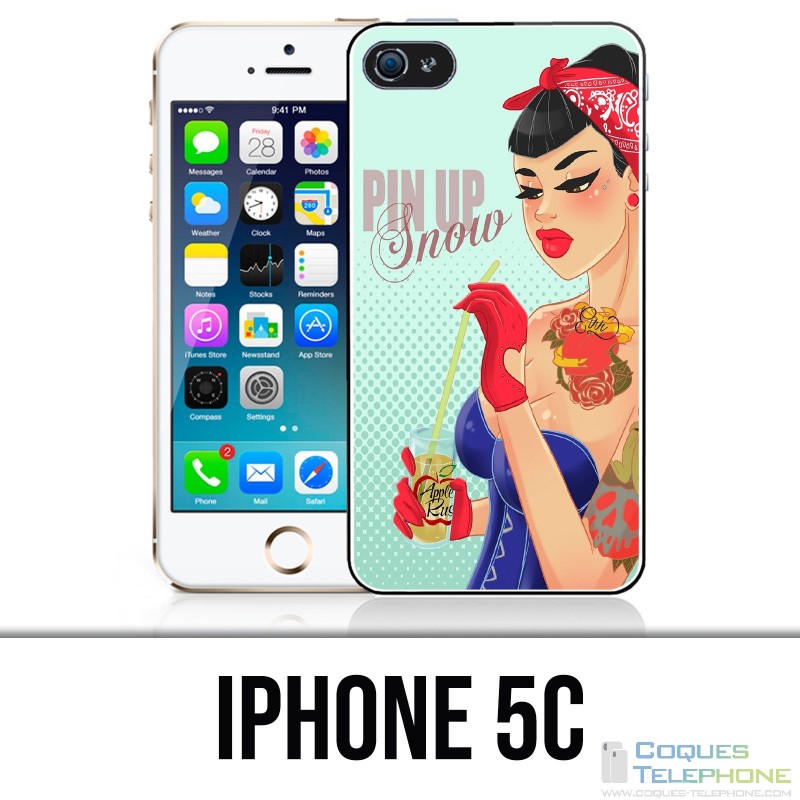 Custodia per iPhone 5C - Principessa Disney Biancaneve Pinup