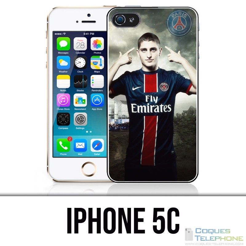 Custodia per iPhone 5C - PSG Marco Veratti