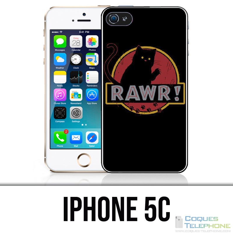 Custodia per iPhone 5C - Rawr Jurassic Park