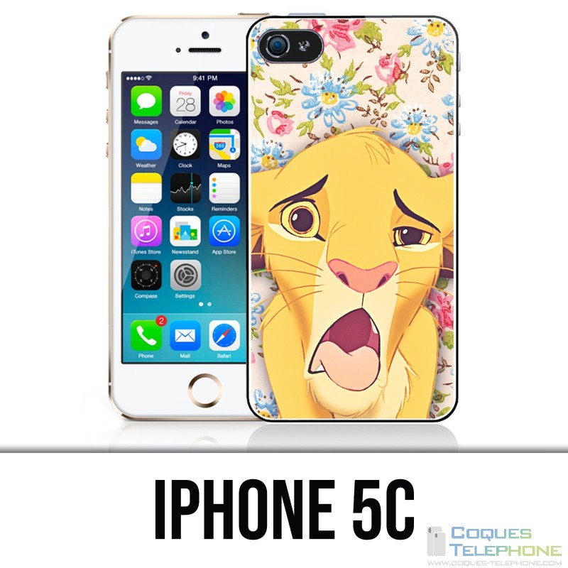 Coque iPhone 5C - Roi Lion Simba Grimace