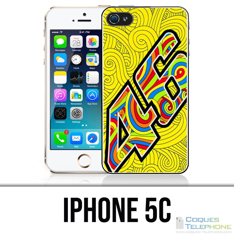 Coque iPhone 5C - Rossi 46 Waves