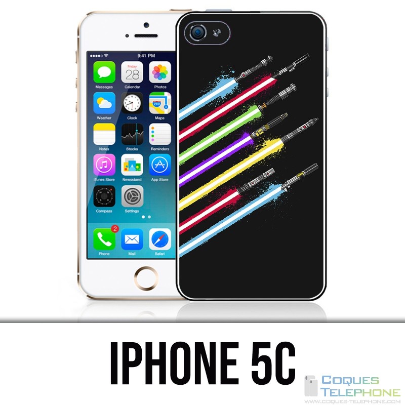 Custodia per iPhone 5C - Star Wars Laser Sabre