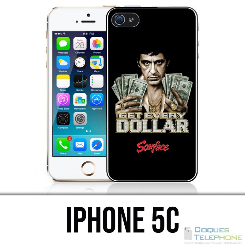 Funda iPhone 5C - Scarface Obtenga dólares