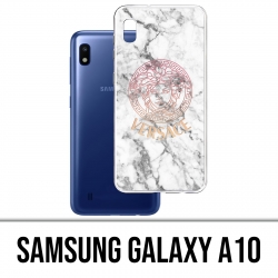 Coque Samsung Galaxy A10 - Versace marbre blanc