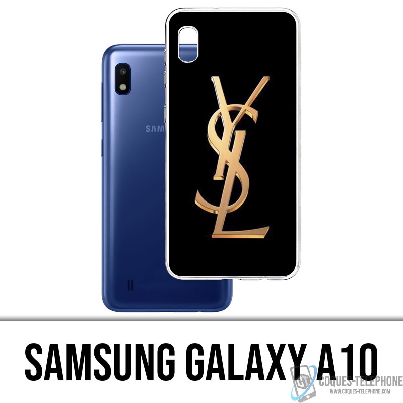 Funda Samsung Galaxy A10 - Logotipo de oro de YSL Yves Saint Laurent