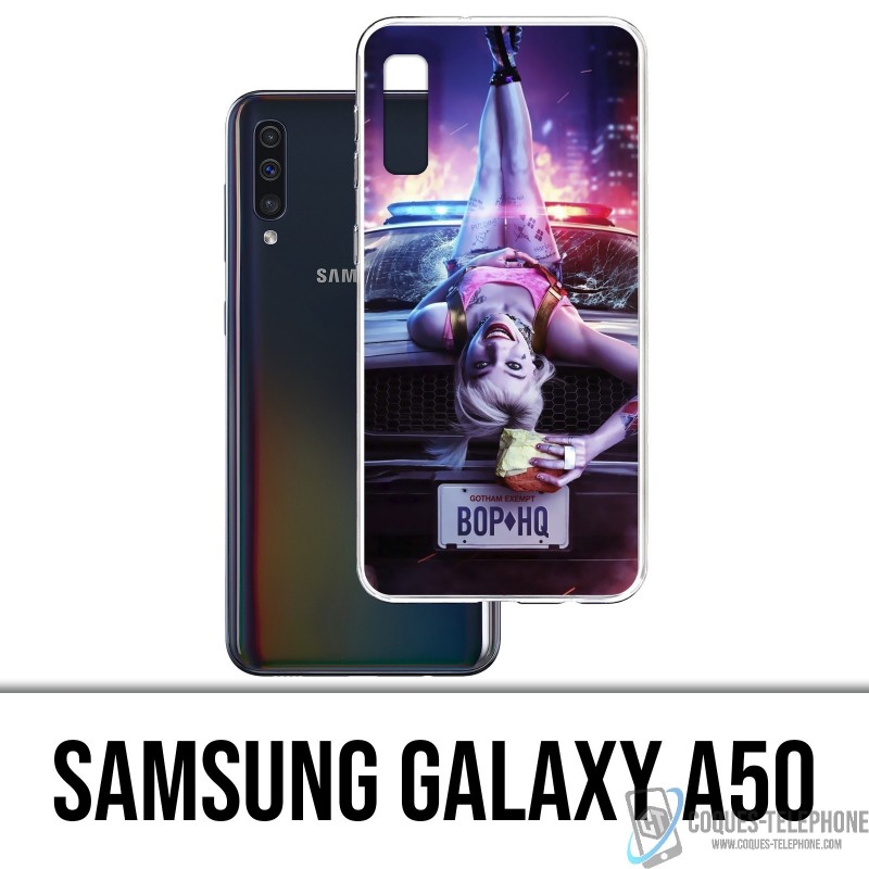 Samsung Galaxy A50 Case - Harley Quinn Raubvogel-Motorhaube