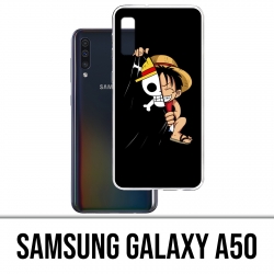 Coque Samsung Galaxy A50 - One Piece baby Luffy Drapeau