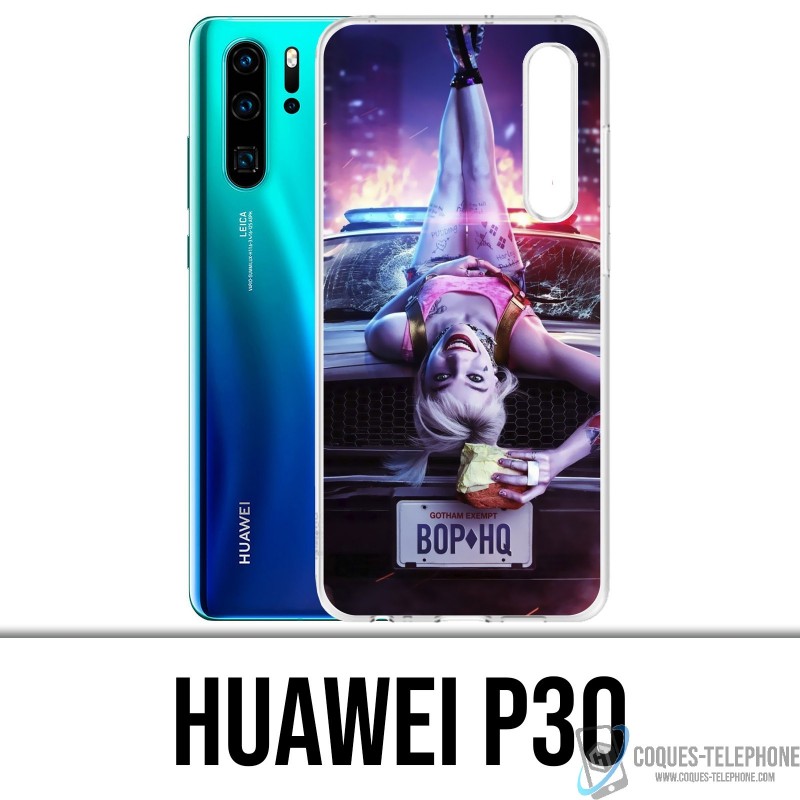 Coque Huawei P30 - Harley Quinn Birds of Prey capot