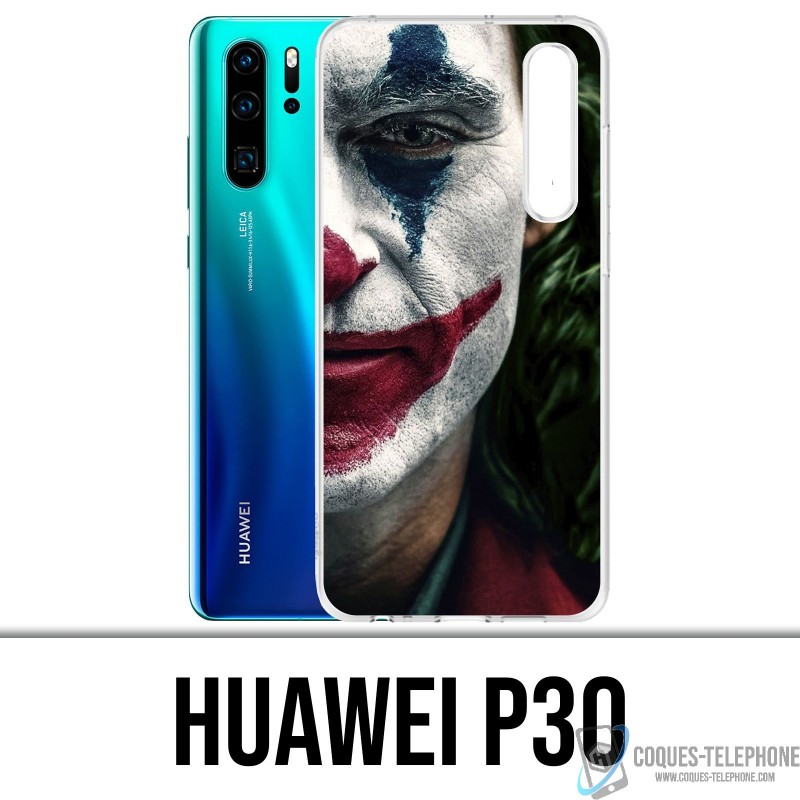 Funda Huawei P30 - Película de la cara del Guasón