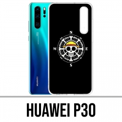 Coque Huawei P30 - One Piece logo boussole