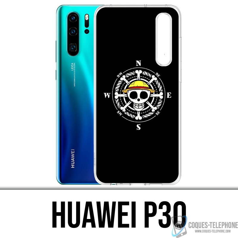 Funda Huawei P30 - Logotipo de la brújula de una pieza