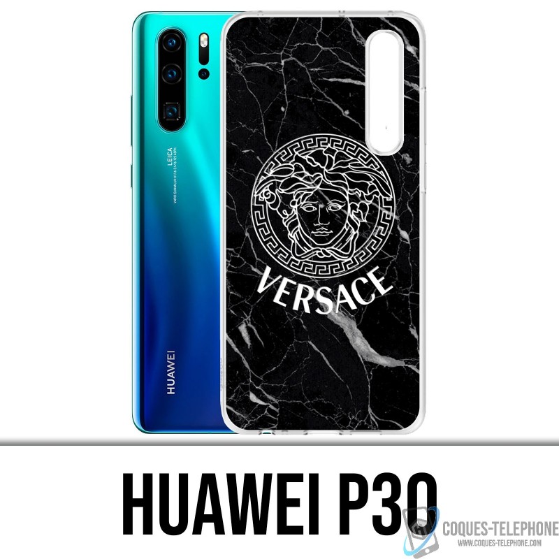 Huawei P30 Custodia - Marmo nero Versace