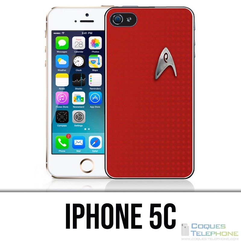 Coque iPhone 5C - Star Trek Rouge