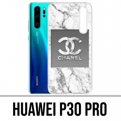 Coque Huawei P30 PRO - Chanel Marbre Blanc