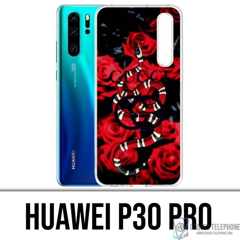 Huawei P30 PRO Custodia - Gucci serpente rosa