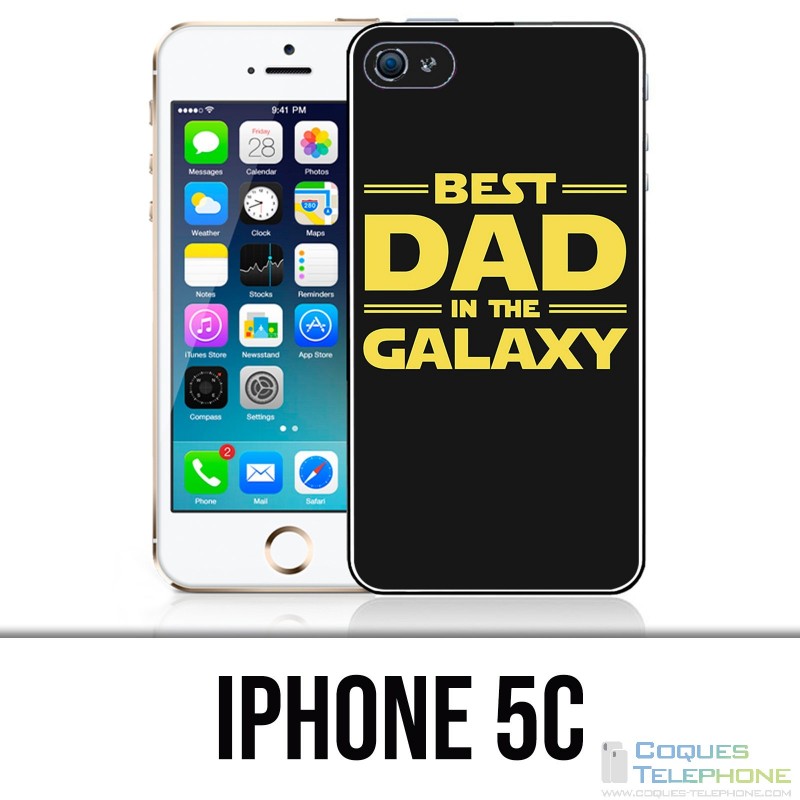 Coque iPhone 5C - Star Wars Best Dad In The Galaxy