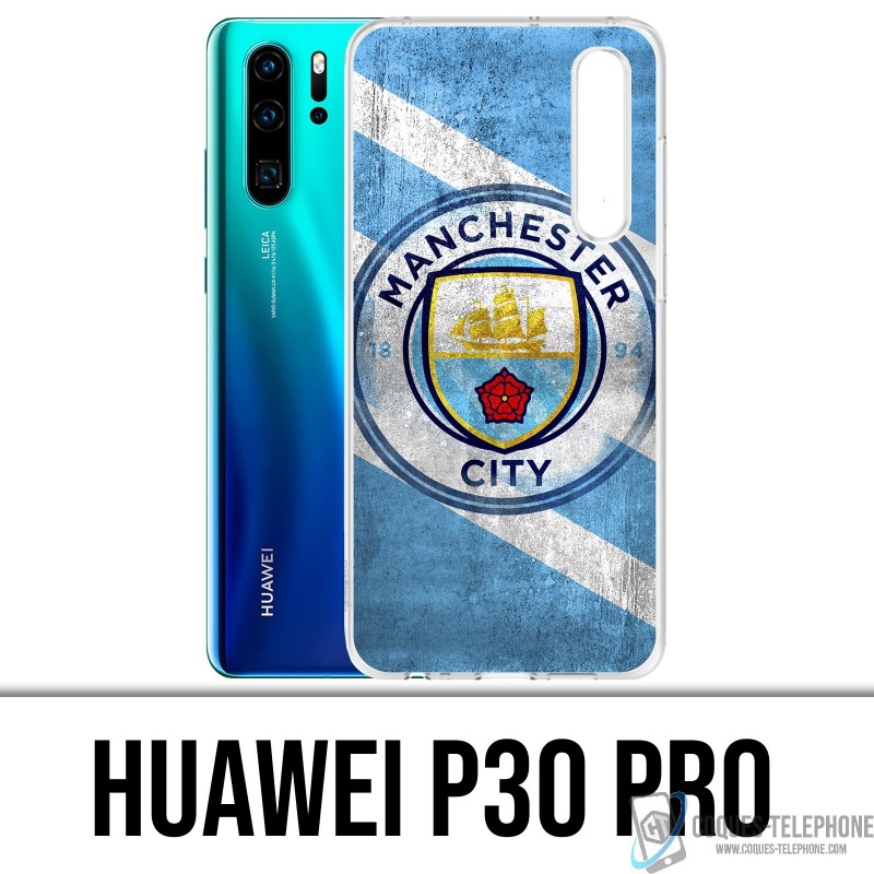 Coque Huawei P30 PRO - Manchester Football Grunge