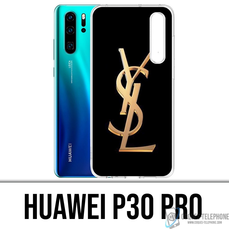 Coque Huawei P30 PRO - YSL Yves Saint Laurent Gold Logo