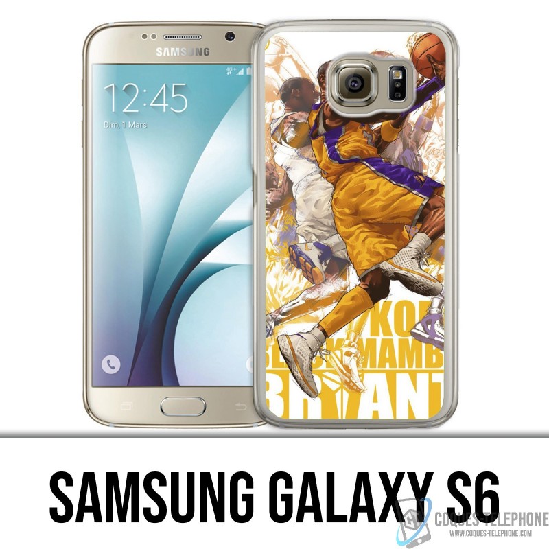 Samsung Galaxy S6 Custodia - Kobe Bryant Cartoon NBA