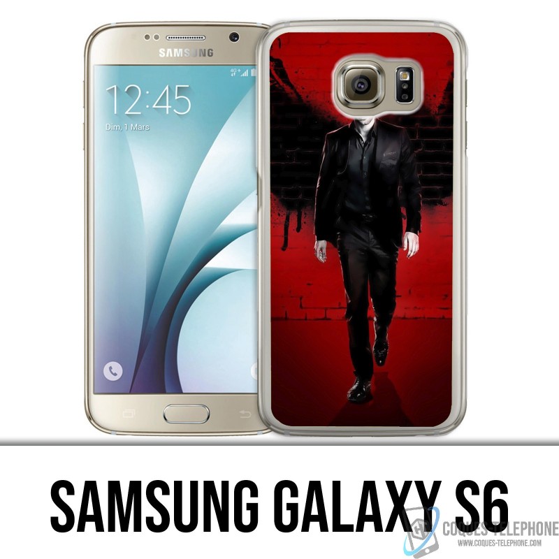 Coque Samsung Galaxy S6 - Lucifer ailes mur