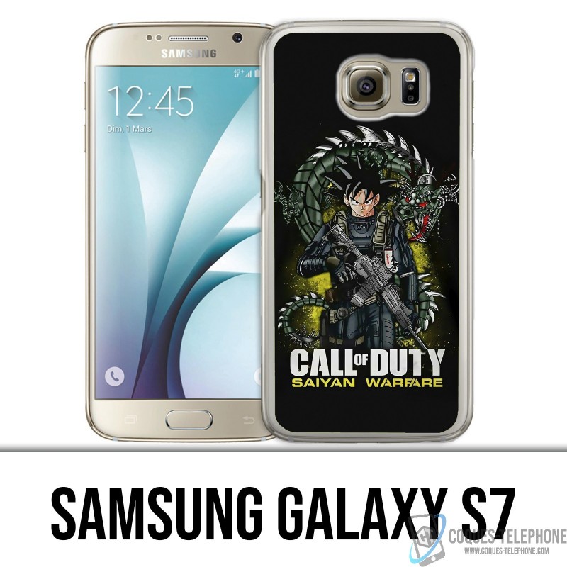 Funda Samsung Galaxy S7 - Call of Duty x Dragon Ball Saiyan Warfare