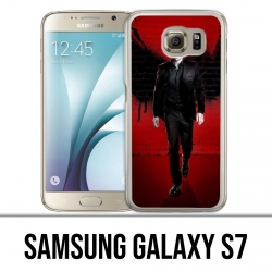 Samsung Galaxy S7 Custodia Custodia - Lucifer wall wings