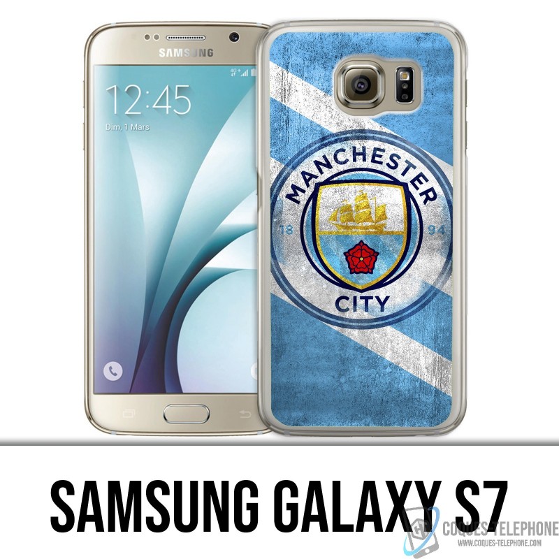 Case Samsung Galaxy S7 - Manchester Football Grunge