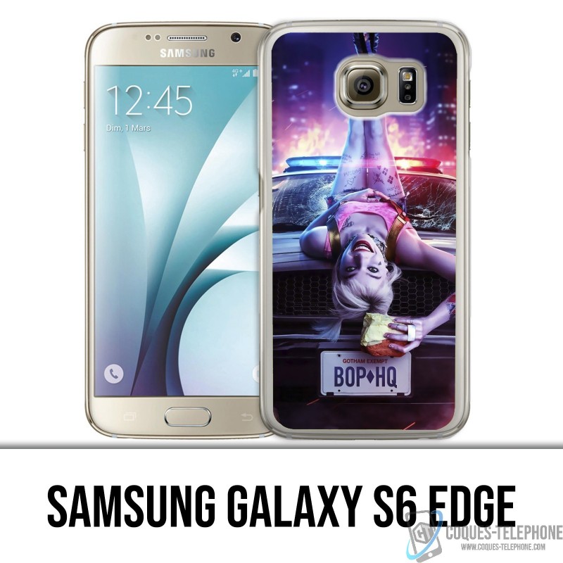 Variante camino Patrocinar Funda para Samsung Galaxy S6 edge : Harley Quinn Birds of Prey capot