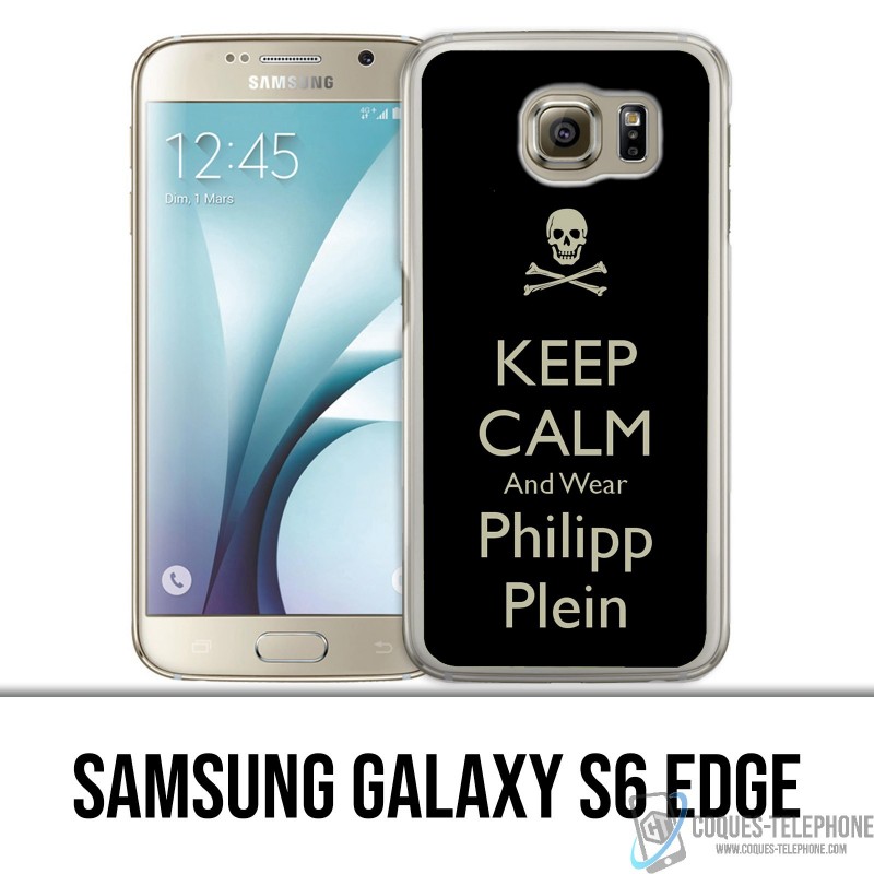 Samsung Galaxy S6 edge Custodia - Mantenere la calma Philipp Plein